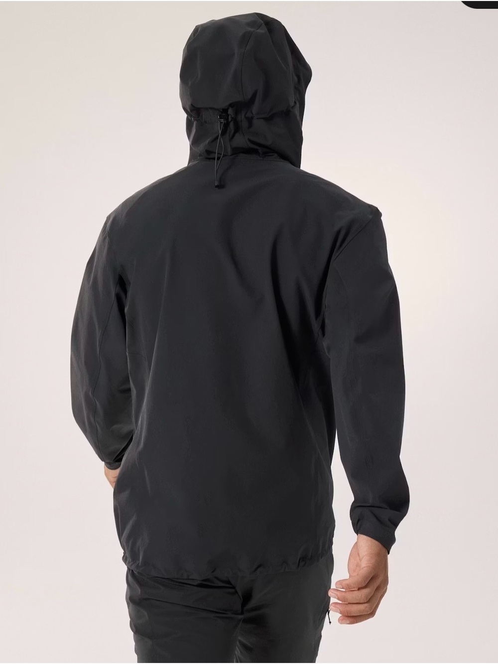 Arc'teryx Men's Black Hooded Softshell Gamma Jacket - Picture 2 of 7